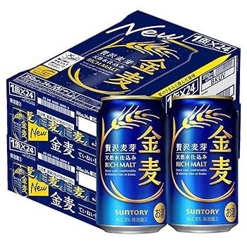 Amazon.co.jp: 金麦 350ml 48本 [ サントリー ビール 新ジャンル